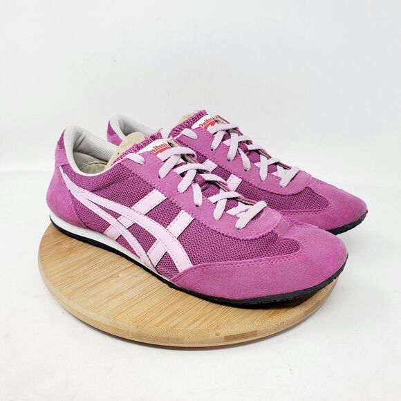 Onitsuka Tiger by Asics Pink and White Sneakers - Picture 6 of 14